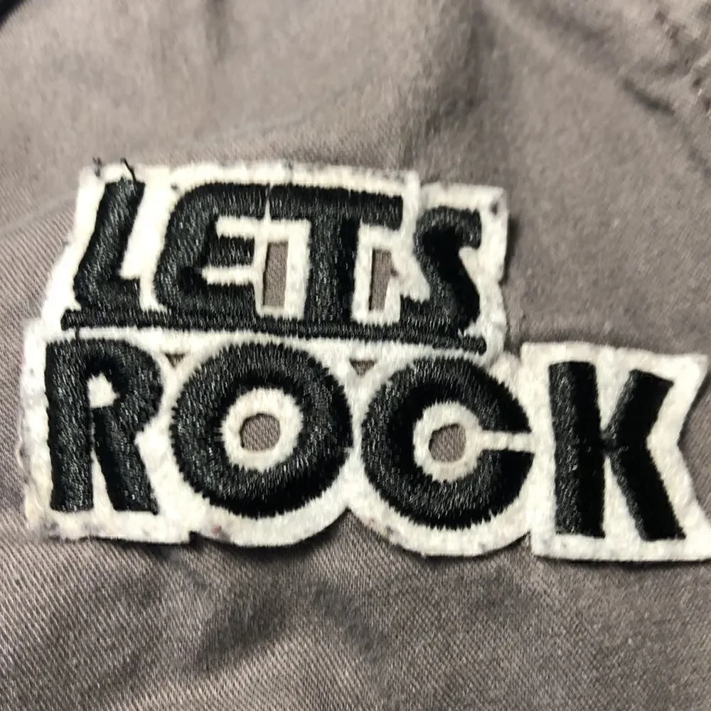 Let’s Rock Distressed Tour Jacket for your Little Rock 🪨 star ⭐️. Retro Patches